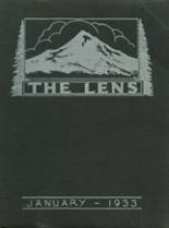 1933 Washington High School Yearbook from Portland, Oregon cover image