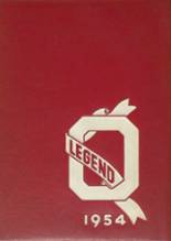 Ottawa Hills High School 1954 yearbook cover photo