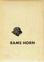 Ruthven-Ayrshire High School 1957 yearbook cover photo