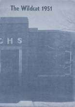 Checotah High School 1951 yearbook cover photo