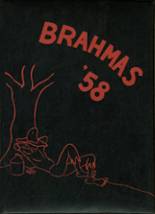 Northeast High School 1958 yearbook cover photo