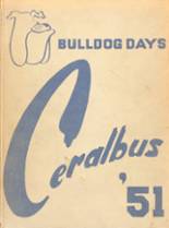 Burbank High School 1951 yearbook cover photo
