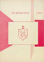Licking County Joint Vocational High School 1961 yearbook cover photo