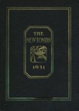 Newton High School 1931 yearbook cover photo