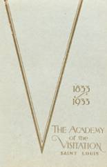 1933 Visitation Academy Yearbook from St. louis, Missouri cover image