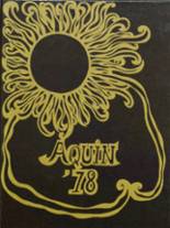 Aquinas High School 1978 yearbook cover photo