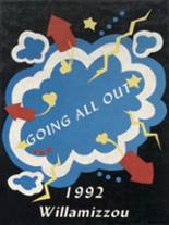 Willow Springs High School 1992 yearbook cover photo