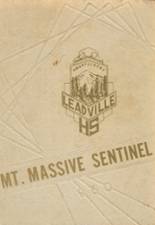 Leadville High School 1960 yearbook cover photo