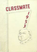 New London High School 1953 yearbook cover photo