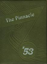 Pinnacle High School 1953 yearbook cover photo