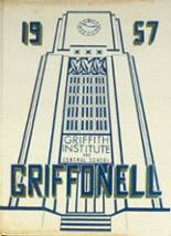 Griffith Institute High School 1957 yearbook cover photo