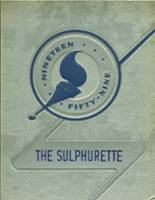 Sulphur Springs High School 1959 yearbook cover photo