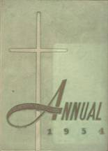St. Patrick High School 1954 yearbook cover photo
