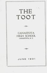 1931 Canastota High School Yearbook from Canastota, New York cover image