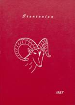 Stanton High School 1957 yearbook cover photo