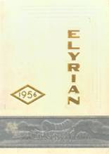 Elyria High School 1956 yearbook cover photo