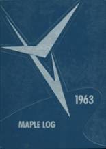 Mapleton High School 1963 yearbook cover photo