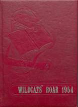 Warsaw High School 1954 yearbook cover photo