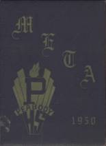 Peabody High School 1950 yearbook cover photo