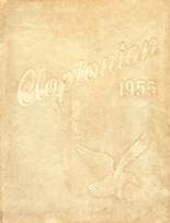 Clopton High School 1955 yearbook cover photo