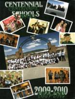 Centennial High School 2010 yearbook cover photo
