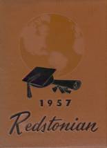 Redstone Township High School 1957 yearbook cover photo