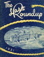 Jesuit High School 1951 yearbook cover photo