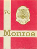 Monroe High School 1970 yearbook cover photo