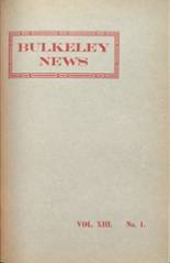 1917 Bulkeley School Yearbook from New london, Connecticut cover image