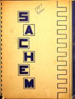 Agawam High School 1957 yearbook cover photo