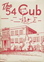 Olney High School 1954 yearbook cover photo