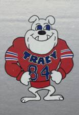 Tracy High School 1984 yearbook cover photo