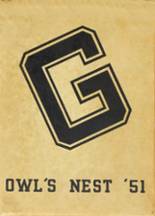 Garland High School 1951 yearbook cover photo