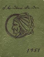 Lima High School 1951 yearbook cover photo