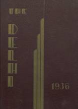1936 Willis High School Yearbook from Delaware, Ohio cover image