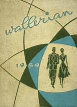 Waller High School 1959 yearbook cover photo