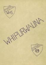 Waunakee High School 1949 yearbook cover photo