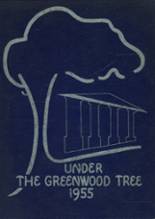 Greenwood High School 1955 yearbook cover photo