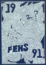 Ft. Edward High School 1991 yearbook cover photo