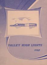 Valley Community High School 1958 yearbook cover photo