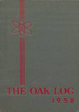 Oak Ridge High School 1958 yearbook cover photo