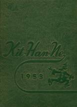 Kittanning High School 1953 yearbook cover photo