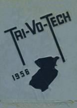 Middlesex County Vo-Tech School 1956 yearbook cover photo