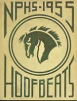 North High School 1955 yearbook cover photo