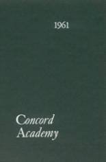 Concord Academy 1961 yearbook cover photo