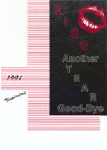 Wahoo High School 1991 yearbook cover photo