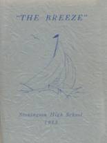Stonington High School 1953 yearbook cover photo