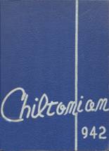 Chilton High School 1942 yearbook cover photo