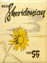 Sheridan Community High School 1956 yearbook cover photo