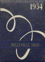 Belleville High School 1954 yearbook cover photo